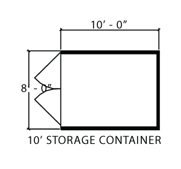 10ft storage container schematics